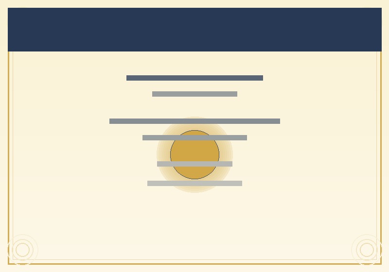 Certificate of Completion